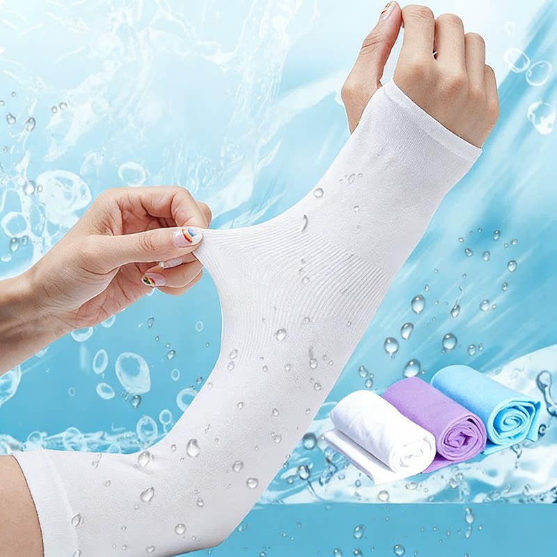 PX-冰丝防晒袖套男女夏季防紫外线护臂开车骑行冰袖多色可选