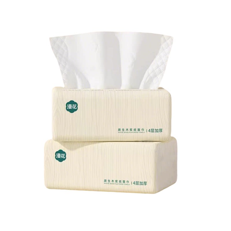 漫花300张*2梨花木抽纸