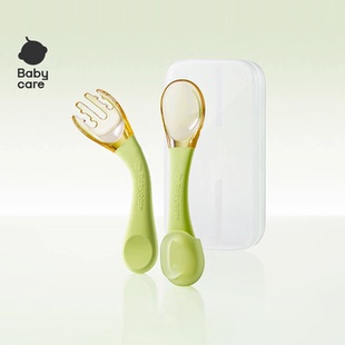 babycare宝宝勺子自主进食辅食勺
