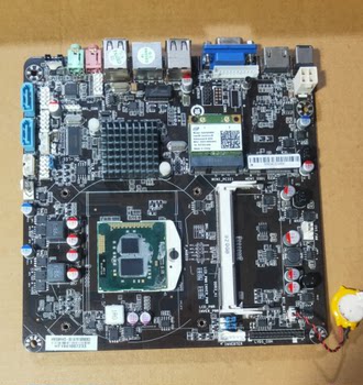 Mini Industrial Computer All-In-One Motherboard Hm55Mhks-B0 Ddr3 H55 Mini Small Board with HDMI