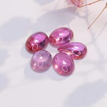 No burning egg flour Sapphire 600 1 karat 18K gold customized ring earrings necklace pendant bracelet LBS16