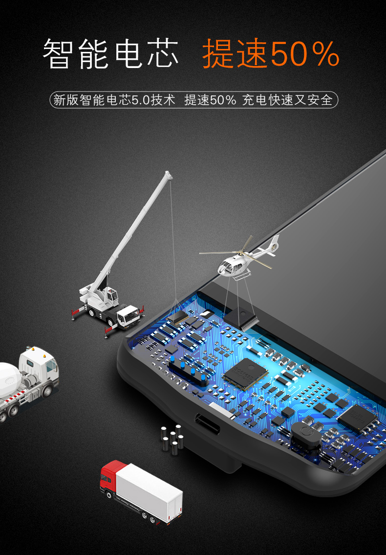 Huawei p9 / p10 8/9 vinh quang Clip 10 Pin sạc điện thoại di động Po vinh quang mate9 / mate10pro di động V10 ánh sáng / V9 không dây điện thoại vỏ nova2 s plus - Ngân hàng điện thoại di động sạc dự phòng 20000