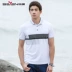 Áo sơ mi nam cotton thoáng khí mùa hè kết hợp áo sơ mi POLO thanh niên kinh doanh áo thun ngắn tay - Polo áo polo dài tay Polo