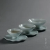 Feng Ming Jingdezhen Handmade Green Tea Cup Gốm Kung Fu Tea Set Celadon Plum Cup Tea Cup Giá đặc biệt - Trà sứ