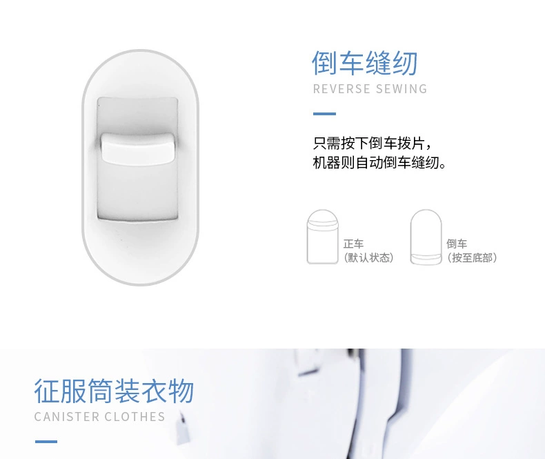 Maijia Máy May Hộ Gia Đình Hoàn Toàn Tự Động Nhỏ Mini Đa Năng Điện Di Động Máy May Kim Có Vắt Sổ