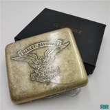 Ретро -сигаретный корпус 20 мужской креативный флип -сигарет металлическая сигаретная коробка персонализированная переносная портативная портативная сигаретная прилив прилив