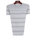 Mùa hè mới trung niên nam ngắn tay áo thun cổ tròn rộng kích thước lớn quần áo cotton cotton nam Áo phông ngắn