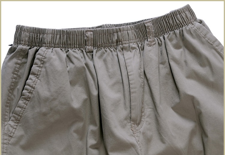 Quần lửng mùa hè trung niên và quần XL XL trung niên quần lót nam