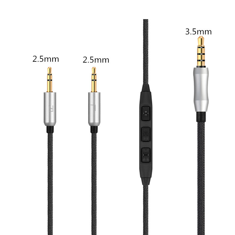Hifiman He400Se/I Sundara He560 He350/1000 V2 Braided Headphone Cable with Microphone