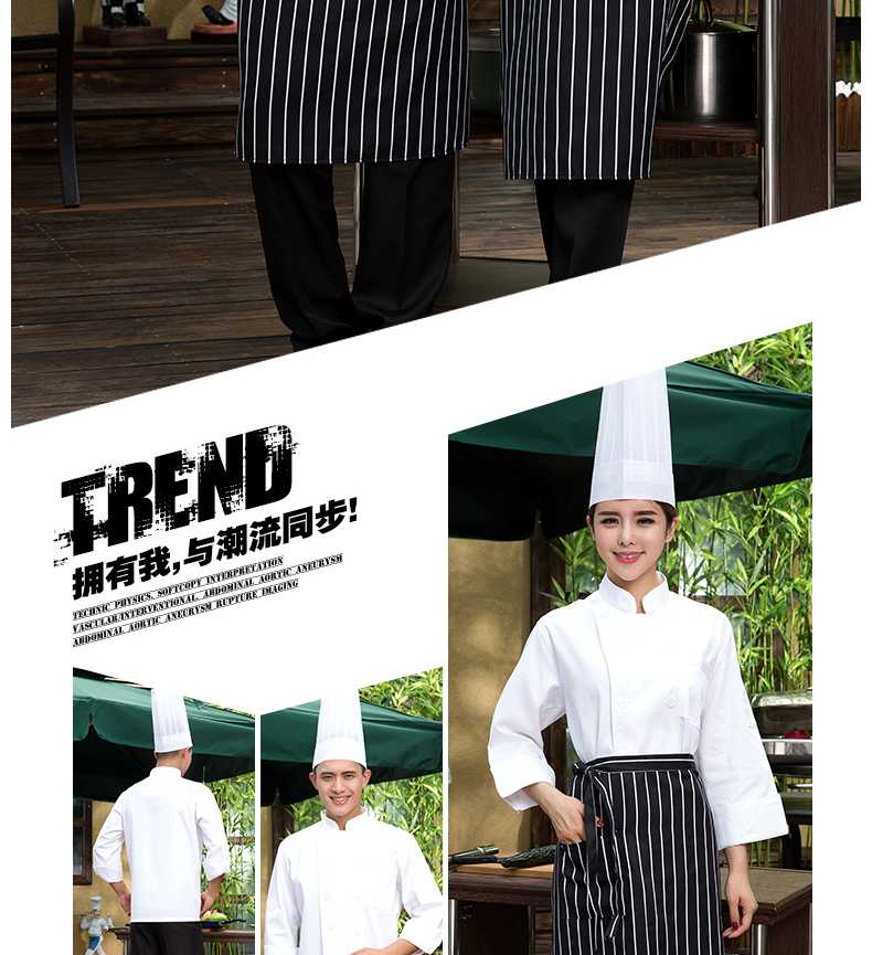 Veste chef cuisinier en polyester - Ref 1907713 Image 15