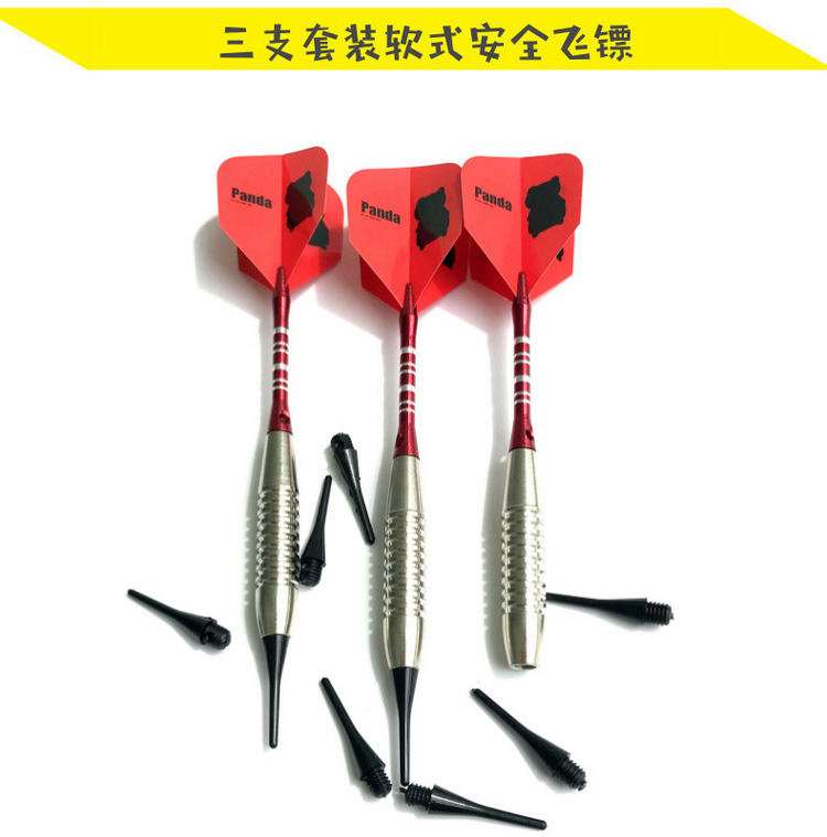 Tàu mạnh mẽ thể thao phi tiêu mềm phi tiêu phi tiêu kim phi tiêu bộ 3 chỉ một hộp đỏ đặc biệt mới - Darts / Table football / Giải trí trong nhà bia ném phi tiêu