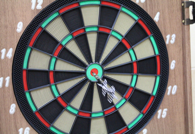 Hộp gỗ phi tiêu điện tử phi tiêu mềm mục tiêu tàu mạnh phi tiêu an toàn thể thao thiết lập - Darts / Table football / Giải trí trong nhà bảng phi tiêu gỗ