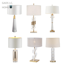 Crystal desk lamp European style small luxury living room lamp designer Model Room soft clothing Italian light luxury lamp lamp bedside lamp