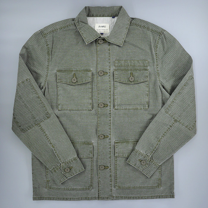 American Altamont Skateboard Long Sleeve Jacket Striped Plaid Warm M Number of other Emerica-SCC No. 2 Shop