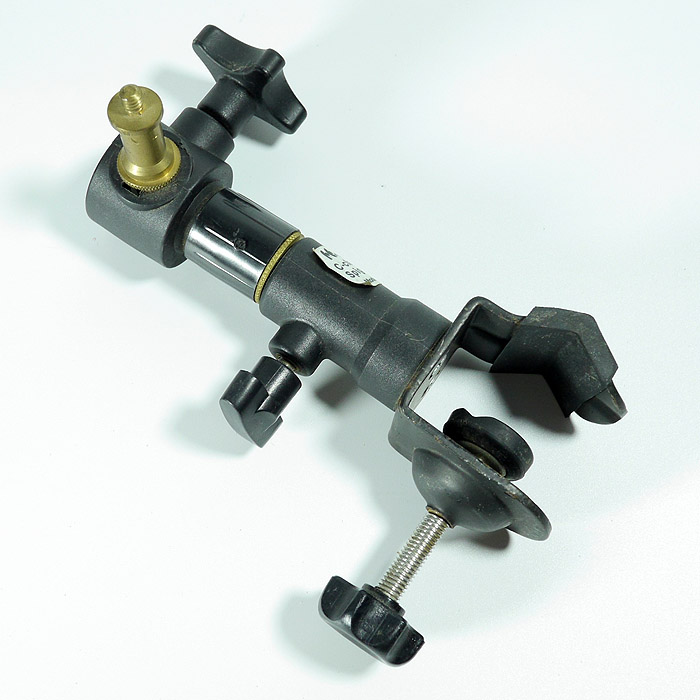 Idle Flash Camera Light Clip Holder Iron Head C Clip Lamp Holder Head Vigorously Clip 1 4 Screw Head Corner Elbow