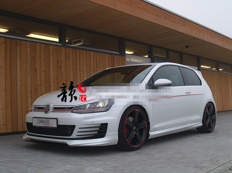 Suitable for Golf 7 GOLF GTI modified oettinger small surround front lip chin ABS material