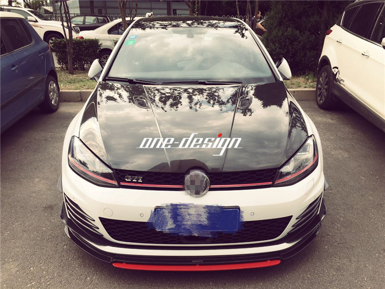 Suitable for the Fox Golf7 GTI High Seven R retrofit RZ Carbon Fiber Drill Cover engine lid