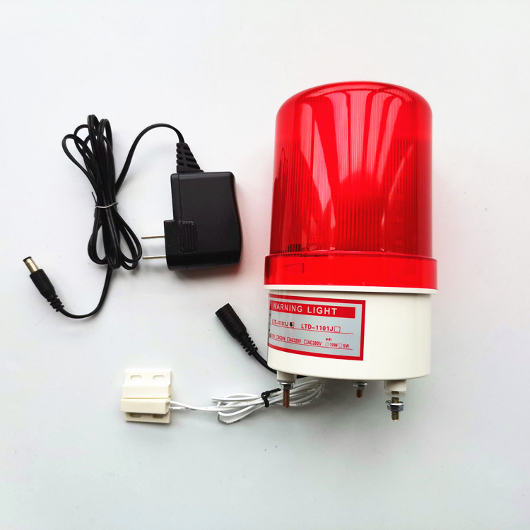 Factory enterprise supermarket fire door safety exit opening delay alarm forgot to close the door reminder sound and light alarm