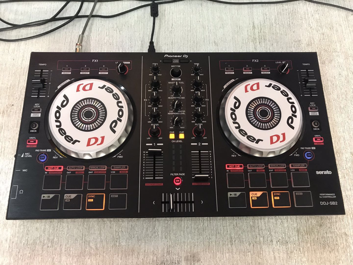 pioneer Pioneer DDJ Rb SB2 400 Integrated Digital Player anchor warranty for three months