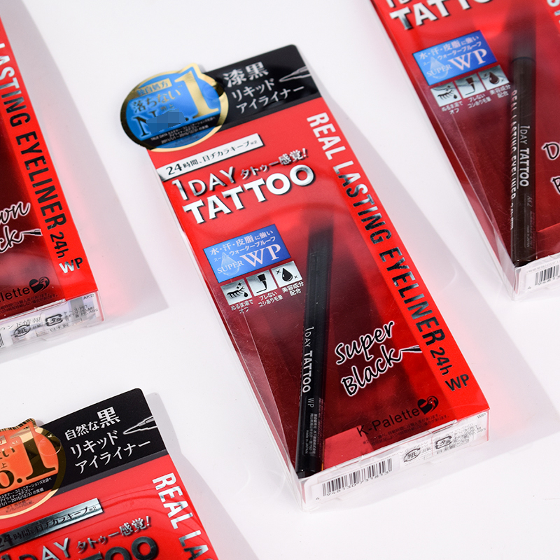 Japan K-Pallette TATOO 1day Eye line Pen waterproof without fainting fine eye line liquid pen