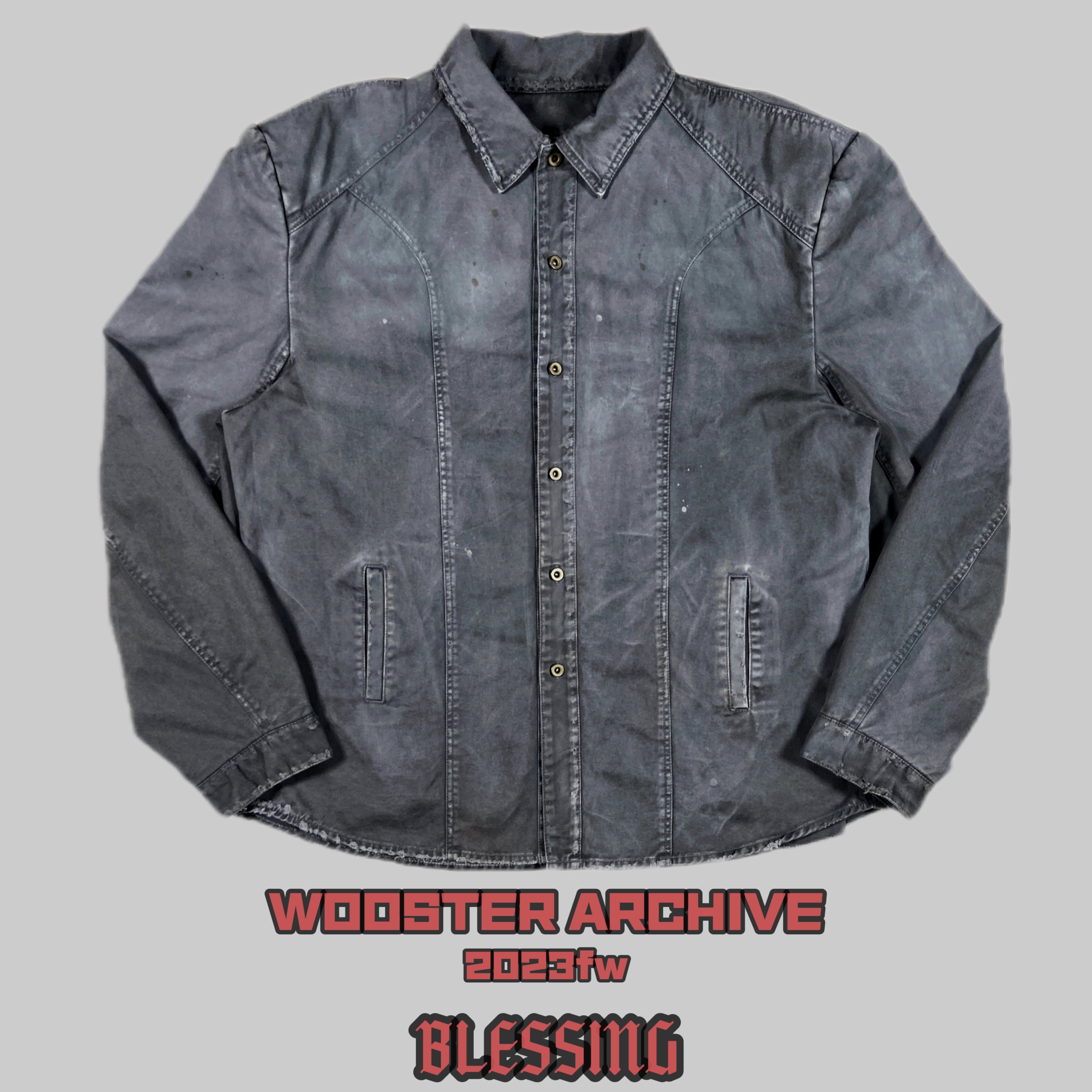 Wooster Archive 2023Ss Washed Distressed Deconstructed Wooster Archive 2023Ss Washed Distressed Deconstructed