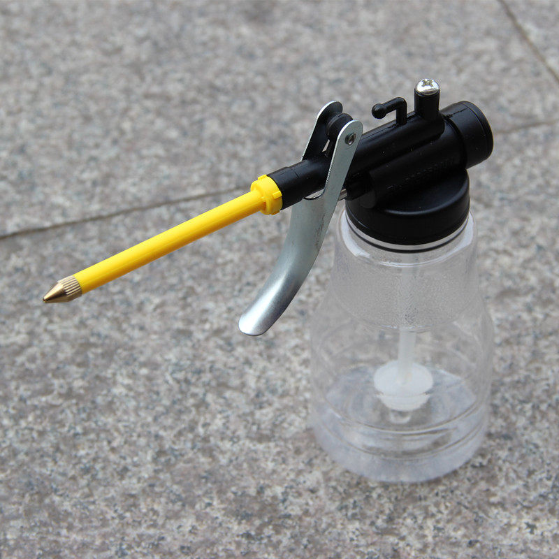 250 ml transparent oil kettle high pressure oil pot gas fix pipe copper mouth durable fall resistant