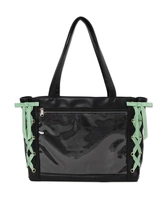 Wego Ribbon Pain черно-зеленый плед S