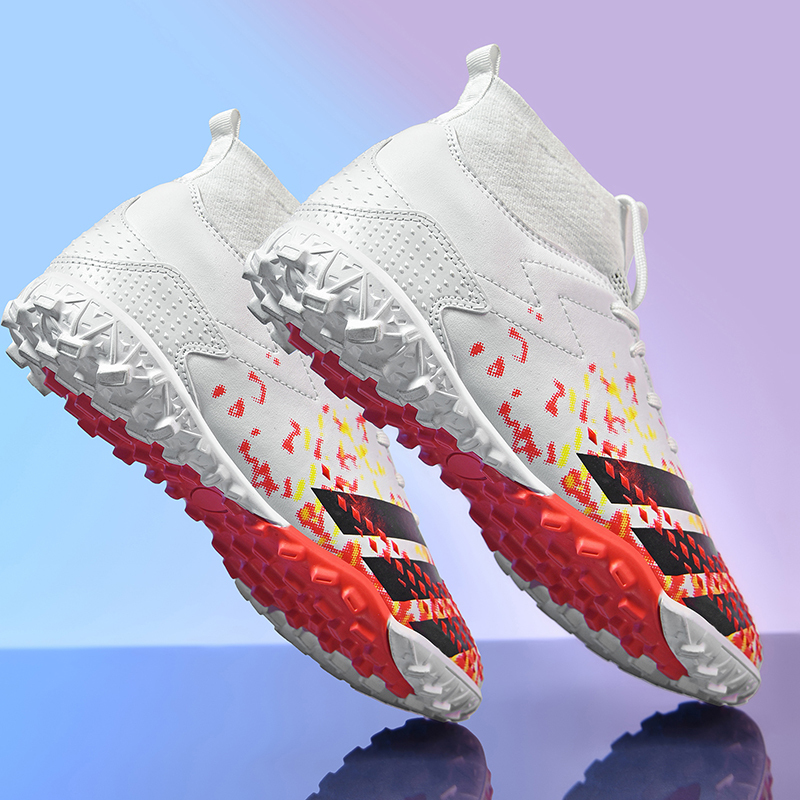 Falcon 20.1 High-Top Soccer Shoes for Men, Tf Cleats, Ag Long Spikes, Women'S, Children'S, Student, Training Shoes