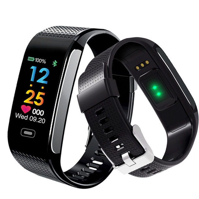 Smart Band Blood Pressure Heart Rate Watch Fitness Bracelet