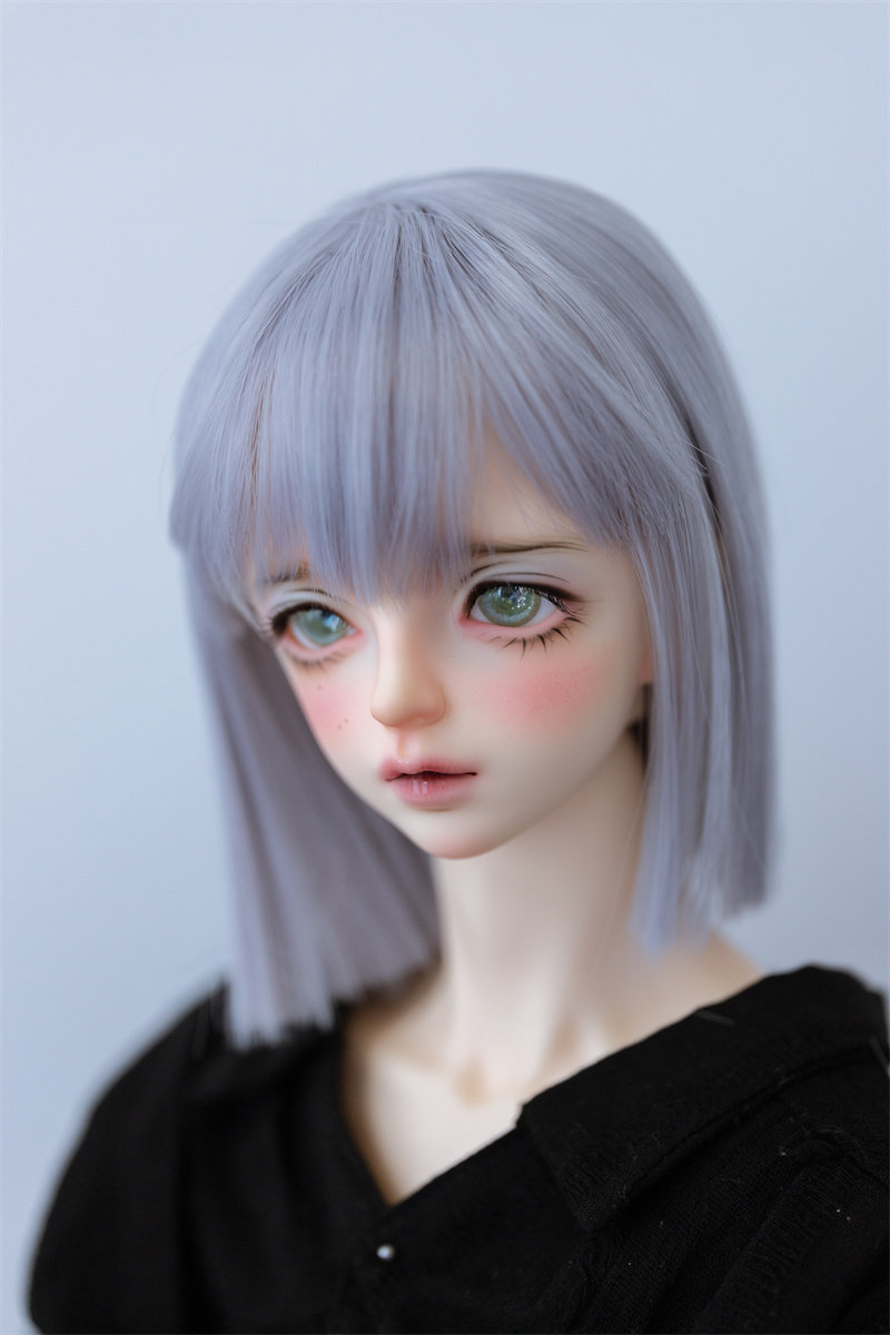 Sweet wine B J D - (click-click planet) BJD 3 points 4 points High temperature silk Women's daily base short hair