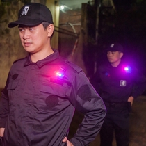 Nalide Nextorch multi-function LED night flash red and blue security patrol light Warning shoulder light Clip cap light