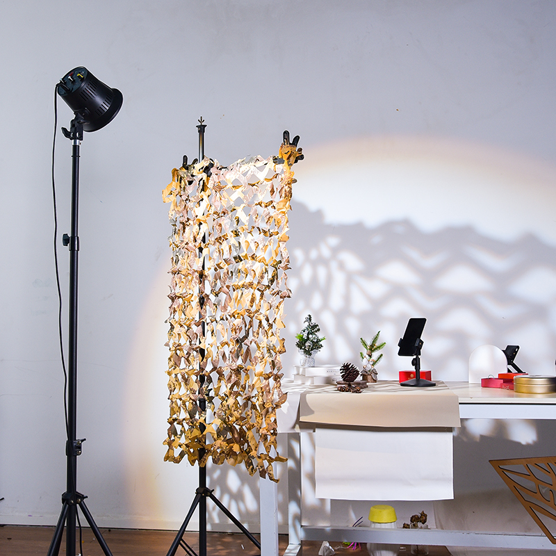 Light and Shadow Projection Background Perforated Board Curtain Sunlight Projection Modeling Simulated Window Light Sun Lamp Photography Background Cloth
