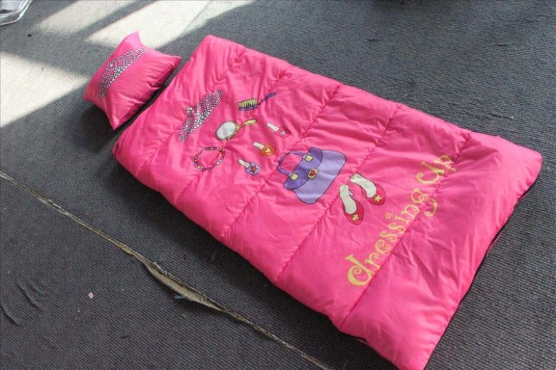 Export American children cartoon cotton sleeping bag outdoor camping indoor lunch break accommodation cotton breathable ultra-light portable