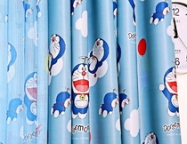 Doraemon custom curtain cloth cartoon children Doraemon thick full blackout curtain bedroom childrens room kids