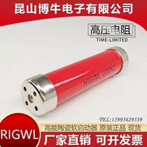 High energy average pressure ceramic high pressure Soft start resistance RIGWL 100W 200KJ Dimensions 27 * 109MM