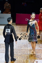 New century Latin dress Latin race Skirt Bulldance Dancer Dress dresses Latin Performance Dress Colourful Skirt National