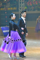 2016 new national bid international dance dress Moden acting out of the race Waltz tango big swing set to perform costumes