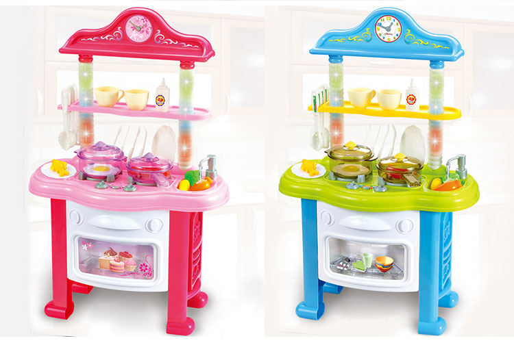 Piggy House Girl Child Kitchen Đồ chơi trẻ em Đồ chơi trẻ con 3-6 tuổi Bộ đồ dùng mô phỏng đồ chơi