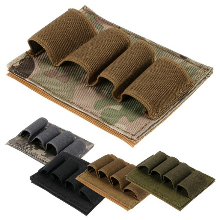 Military Fans Outdoor 4 Holes 6 Holes Porous Loose Bomb Model Backgum Magic Sticker Multifunction Tactical Post-Shoulder Bag Accessories