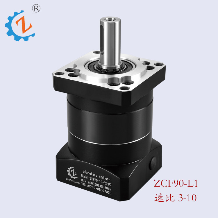 Zhuotron 750W servo motor reducer 86 stepping precision planetary reducer ZCF80 90 Method Lanoutput