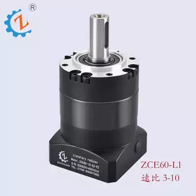 Zhuo Chuang economical reducer ZCE60 spur gear bearing vertical reducer High torque 400W servo motor