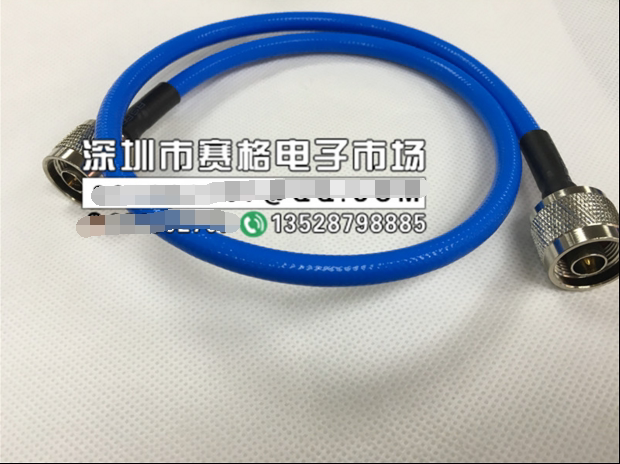 High frequency RF connection jumper N-JJ RG402 semi-flexible cable N male to N male coaxial high frequency adapter