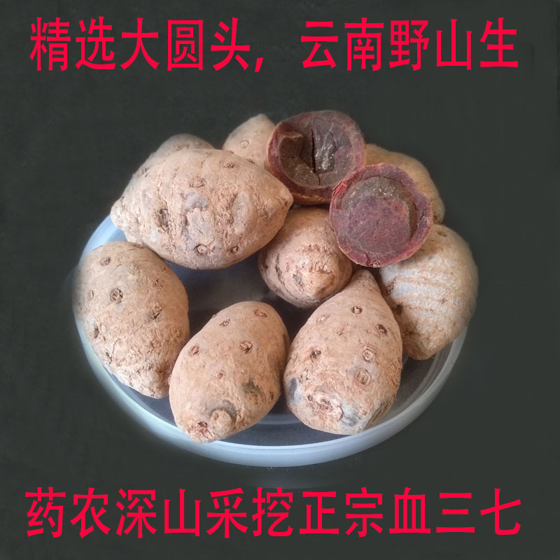 Zhengzong Yunnan Blood 37 Brew Chinese Herbal Medicine Chinese Herbal Medicine Fall injury Miao Drug selected round head red meat soil 37