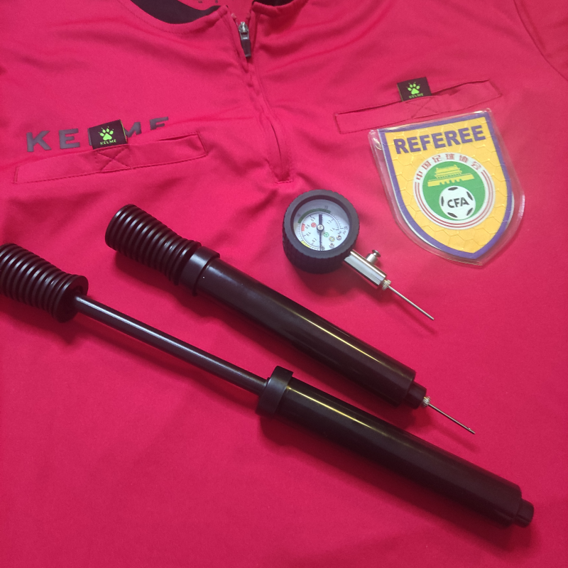 Shangjutang # soccer referee equipped with referee props two-way portable pump inflatable rod bar