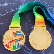 Medals Customized Running Marathon Track and Field Games Medal Metal Paint High-grade commemorative listing diameter 7CM