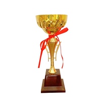 Metal Trophy Student Games Competition Trophy Basketball Football Customized Company Championship Trophy Medals Wholesale