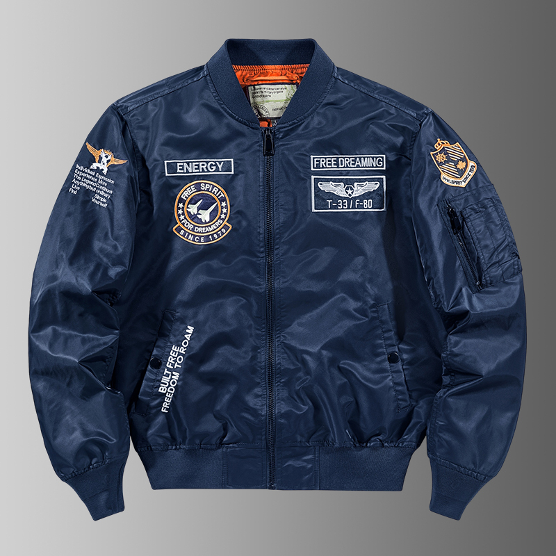 2026 New Autumn and Winter Youth Jacket, Large Size Flight Jacket, Baseball Collar Top, Motorcycle Workwear