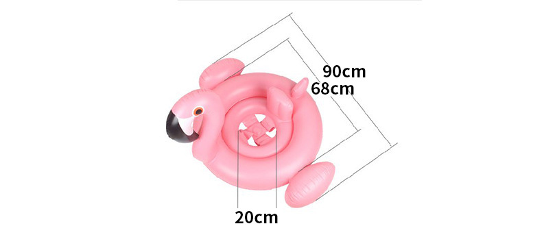 Flamingo trẻ em bơi vòng dày bé ghế bé con inflatable ghế cậu bé cô gái 1-3-6 tuổi phao tay intex