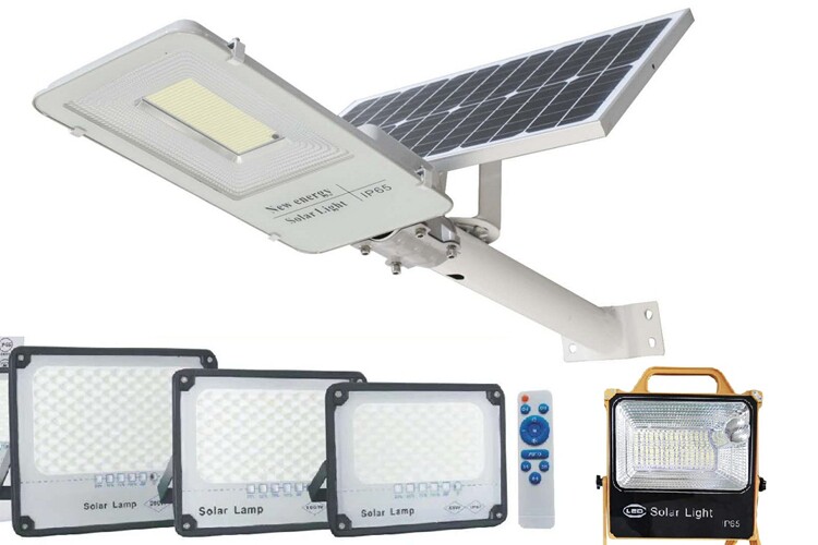 Solar outdoor home garden Lights New Rural Waterproof Street Lights Flood Lights Portable lights