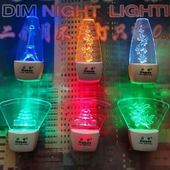 Crystal small night light LED water crystal light to buy a one-for-one